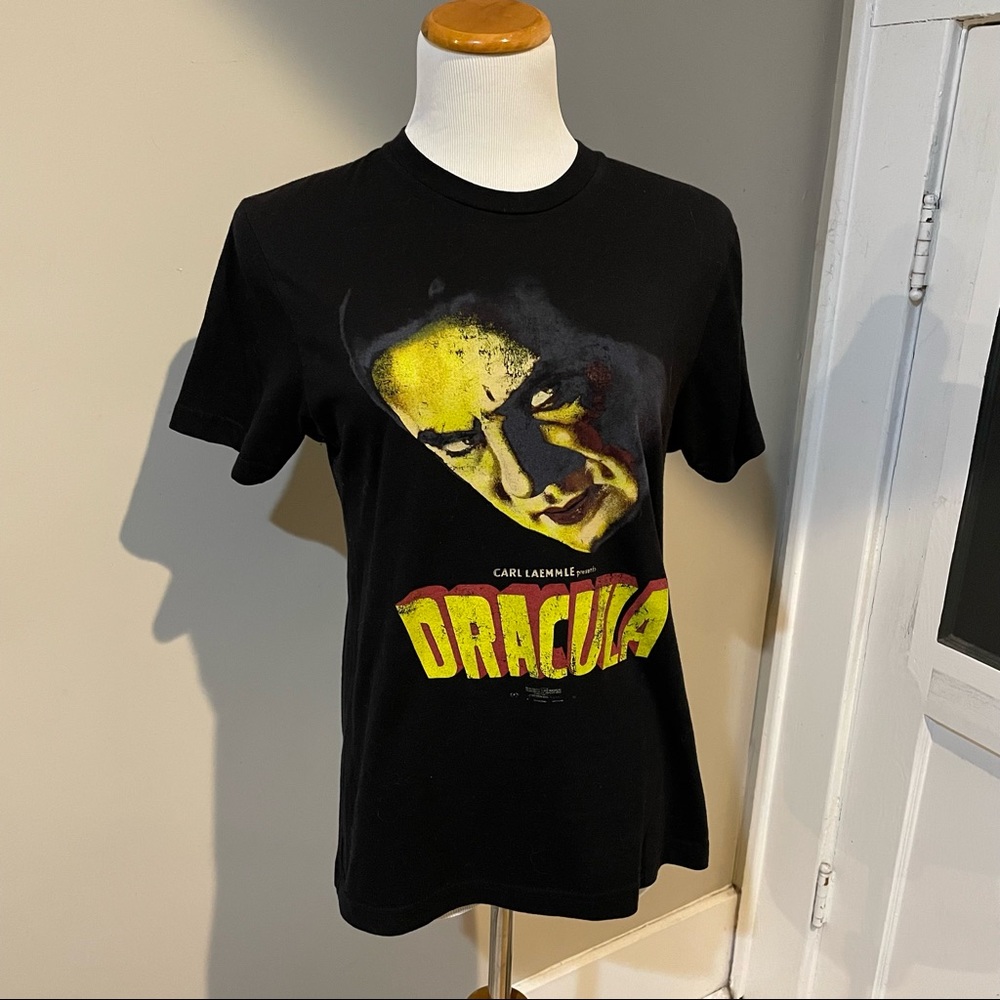 Vintage-style print Dracula t-shirt